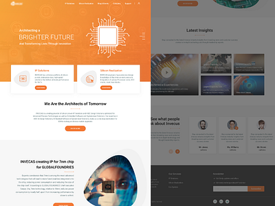 Landing Page artwork homepage landing page new style semi condenser shots ui