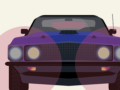 FORD automotive car design drawing flat geometric graphic design illustration illustrator