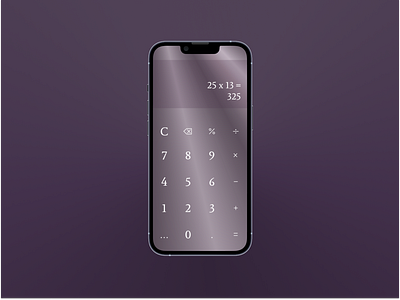 Daily UI #004 - Calculator