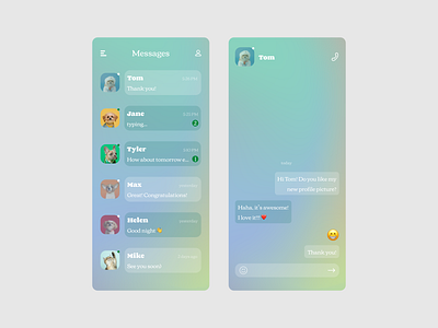 Daily UI #013 - Direct Messaging