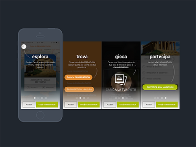 Mobile App | Tutorial flow android app clean coaches design ios mobile navigation steps tutorial ui ux