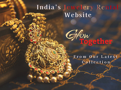 Jewel Webpage Banner banners branding design figma graphic design jewelery ui ux webpage