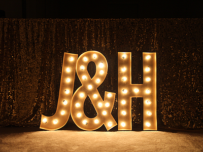 J&H DIY Marquee Lights