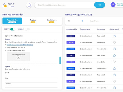 Application Tracking Software Ai intergrated UI