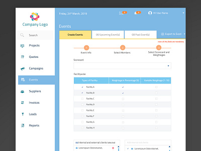 Supplier Score Board - Dashboard 2