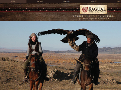 Wix Website Design - Bagual Horse Safaris website design wix website design