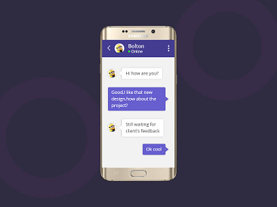 #Daily UI 013 - Direct-message