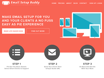 Email Setup Buddy Marketing WIP landing page marketing wip