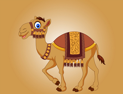 camel illustration 3d animation app branding design graphic design illustration logo ui vector