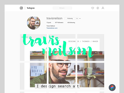 Daily design clone 01 --- Instagram Profile Page In Figma