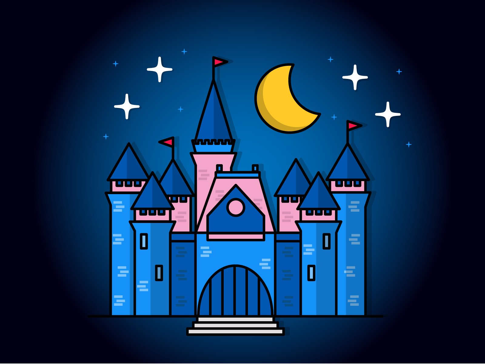 Disney Castle by Gemma Helyer on Dribbble