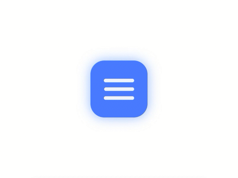 Open / Close android animation design gif icon ios menu motion photoshop sketch ui ux