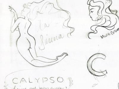 easy drawing of calypso