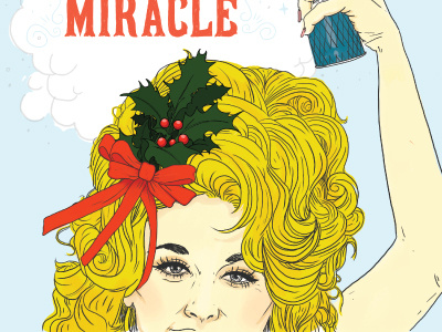 Dolly Parton christmas dolly hairspray holiday holly miracle parton season southern xmas
