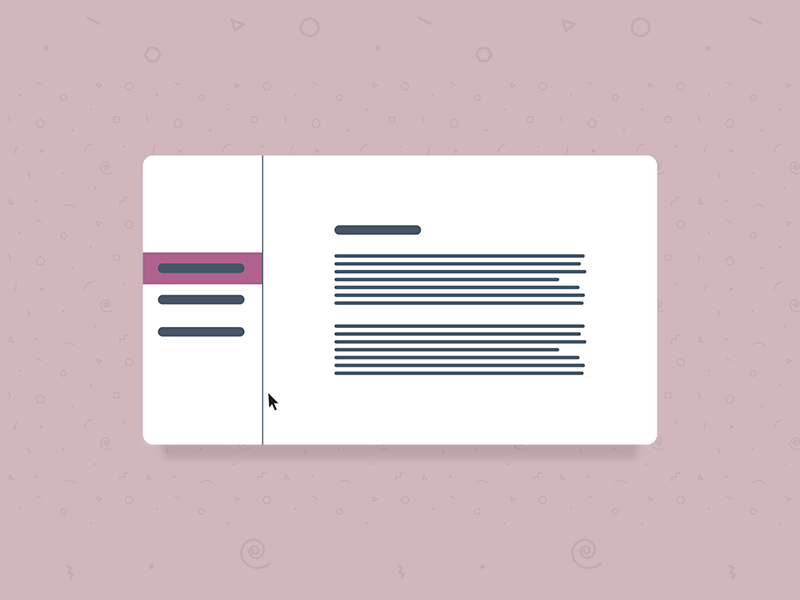 Page Transition animation interaction motion pink ui ux ui