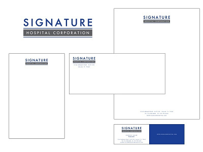 Signature Identity Package identity logo stationery