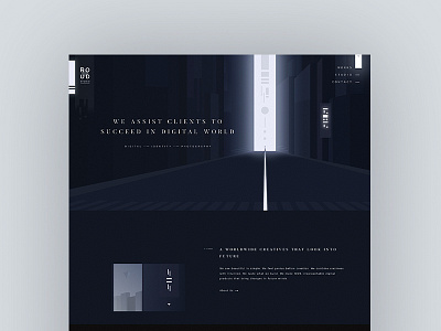 Design Agency Homepage creative creative agency dark design design agency future homepage japan luxury design portfolio web design