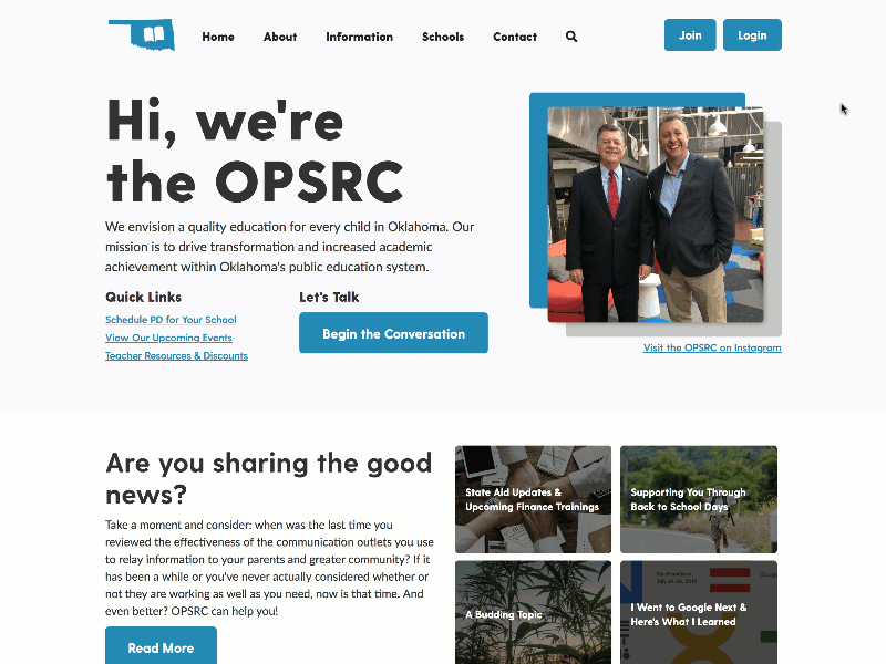 New OPSRC Website