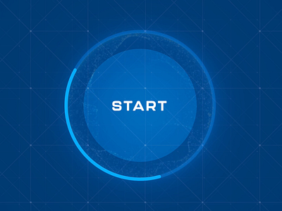 Start Button Animation attract loop button button animation grid gsap javascript loop loop animation particles particular pulse start start button start page ui ux