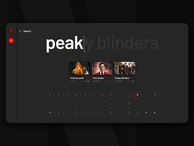Netflix concept apps concept interface design tv forecast ui user interface ux visual design