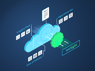 Cloud-based Monitoring Service Illustration