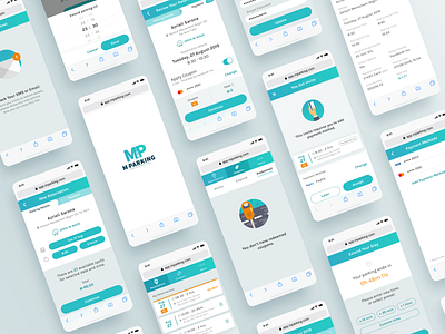 Book a Parking Spot with MParking 2018 booking coupons mobile mobile ui parking payment sketch webapp