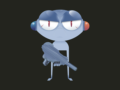 Bobocop character characterdesign design illustration illustrator laser robocop robot robots vector