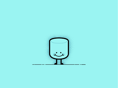 Mr. Mallow affinity candy character design illustration illustrator simple sweet vector