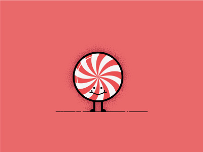 Peppermint affinity candy character design illustration illustrator simple sweet vector