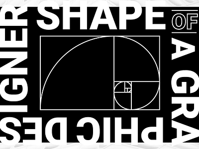 Shape Of a Graphic Designer black and white editorial essay france french golden rectangle graphic designers