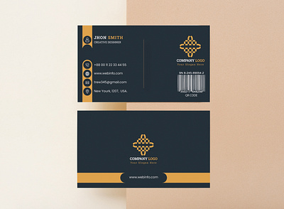 Modern Business Card branding business card card corporate design graphic design illustration logo luxury minimal modern professional