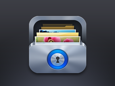 Secret Folder folder icon ios ipad iphone
