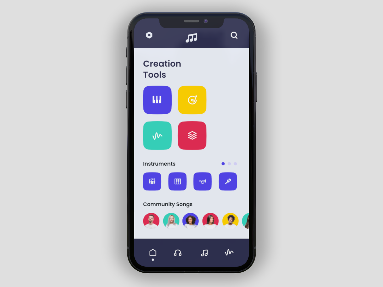 Music Creation App by Mark Bell on Dribbble