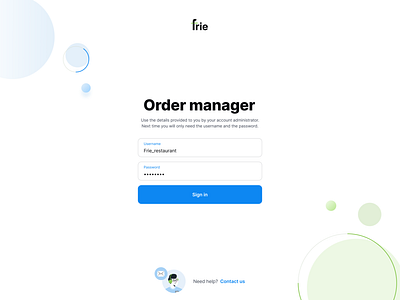 Frie - order management app by Pawel Pariaszewski for EL Passion on ...