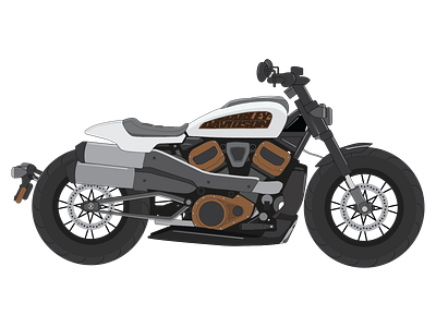 HARLEY-DAVIDSON adobe adobeillustrator art color design digital art dribble graphic design harley davidson illustration illustrator motor cycle portfolio ui