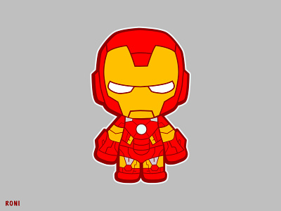 ironman illustration (MARVEL) adobe adobeillustrator character color design digital art graphic design illustration ironman marvel marvelcomics