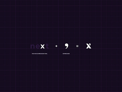 NEXT after effect animation brand brand design brand identity branding logo animation logotype motion motion design purple x