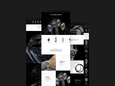 TAGHEUER.COM animation design digital interface interface design minimal motion navigation site ui ux web web design webdesign website website design