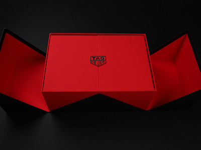 TAG Heuer Packaging luxurious luxury package design packagedesign packaging packaging design red stationary stationery watch watches