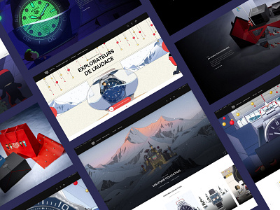 TH - Holiday Season animation carousel carrousel interface minimal motion motion graphics scroll ui ux webdesign