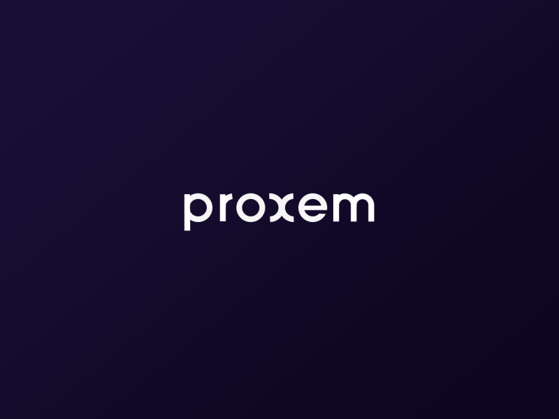 Proxem animation identity logo logotype