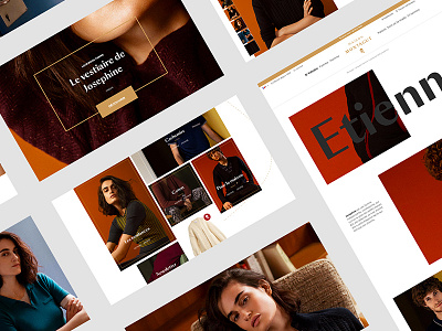 Maison Montagut clean eshop fashion interface minimal site ui ux