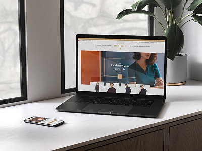 Maison Montagut clean eshop fashion interface minimal site ui webdesign