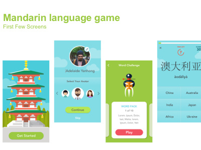 Mandarin language game