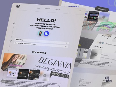 Portfolio 2 branding design minimal ui ux web