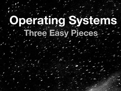 (DOWNLOAD)-Operating Systems: Three Easy Pieces app book books branding design download ebook illustration logo ui