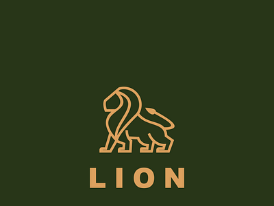 LION LOGO 3d animation app brand branding d design graphic design illustration logo motion graphics ui vector