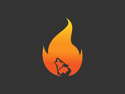 wolf fire logo