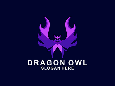DRAGON LOGO 3d animal animation app awesome branding design dragon graphic design illustration logo logotypo motion graphics owl ui vector