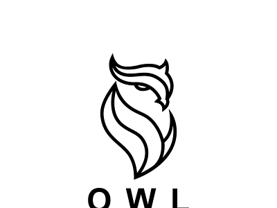 LOGO OWL 3d animal animation app bird branding bull cat design graphic design hourse illustration lion logo motion graphics owl tiger ui usa vector
